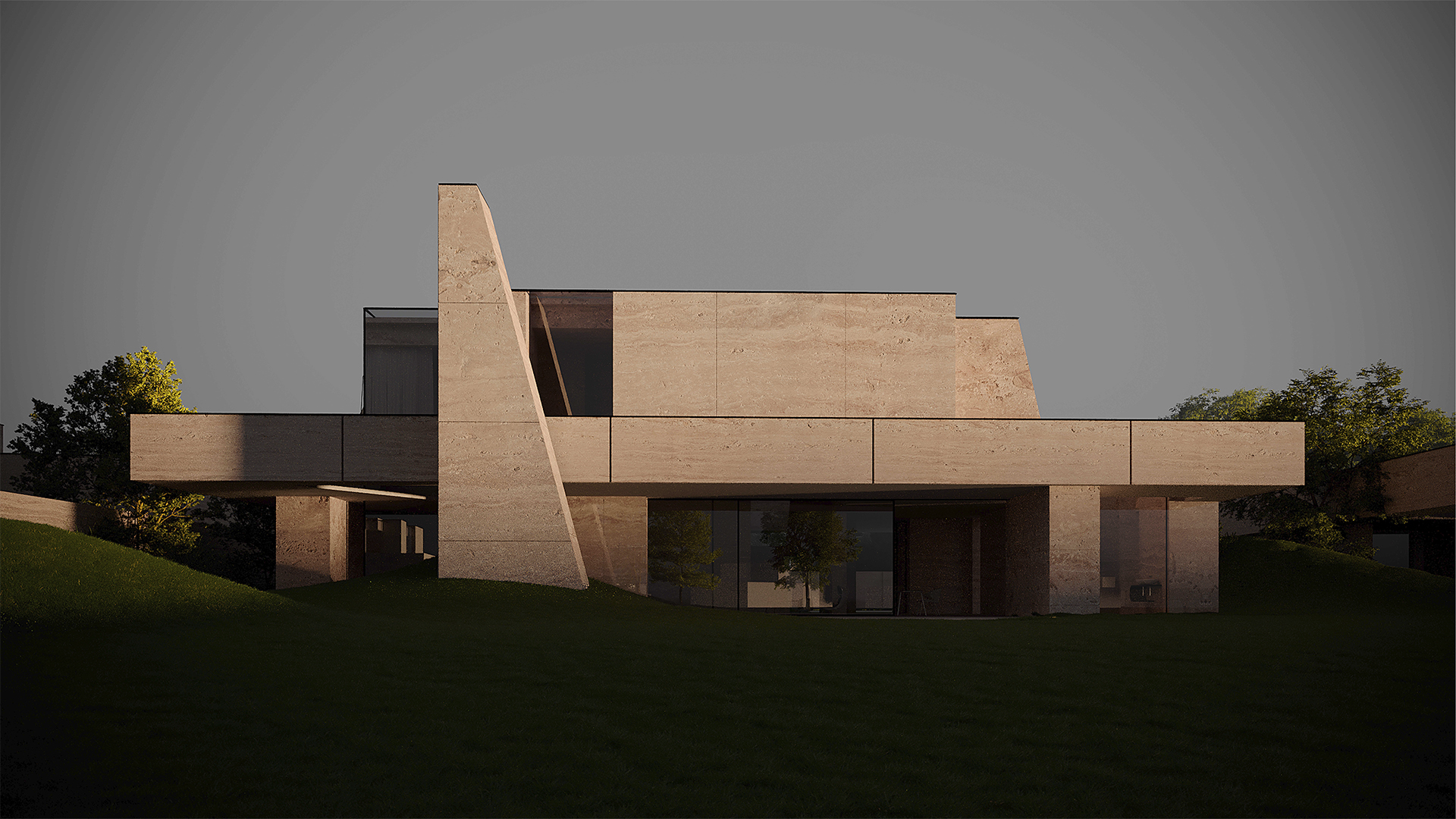 проект современной виллы