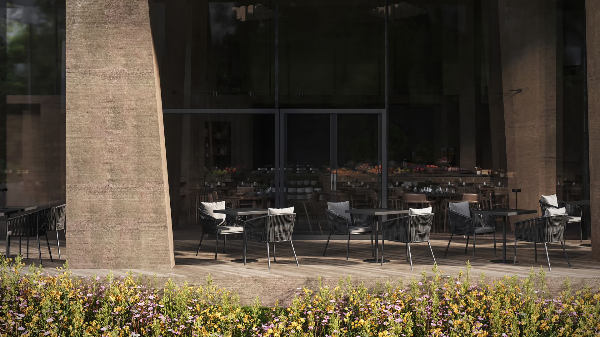 интерьер гостиницы